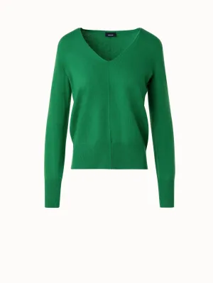 100% Cashmere V-Neck Sweater Akris