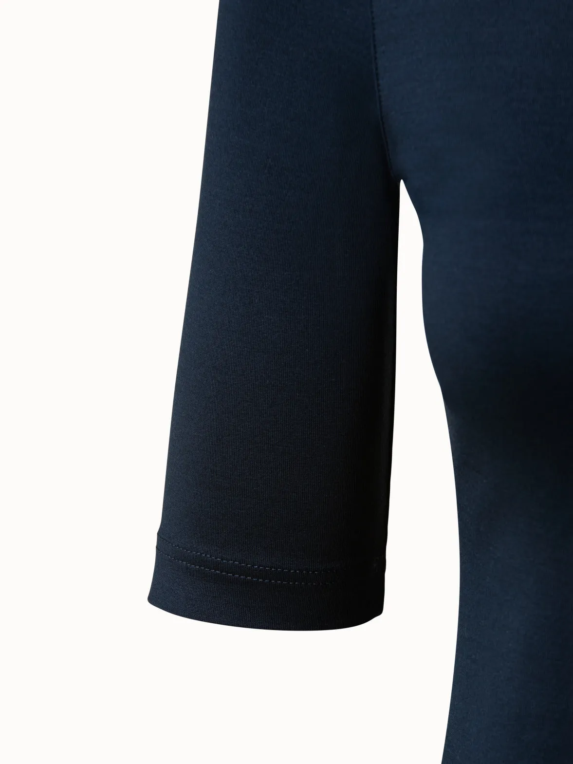 3/4 Length Sleeve Shirt from Silk Jersey Akris