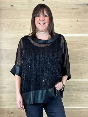 ACL Lurex Top Black