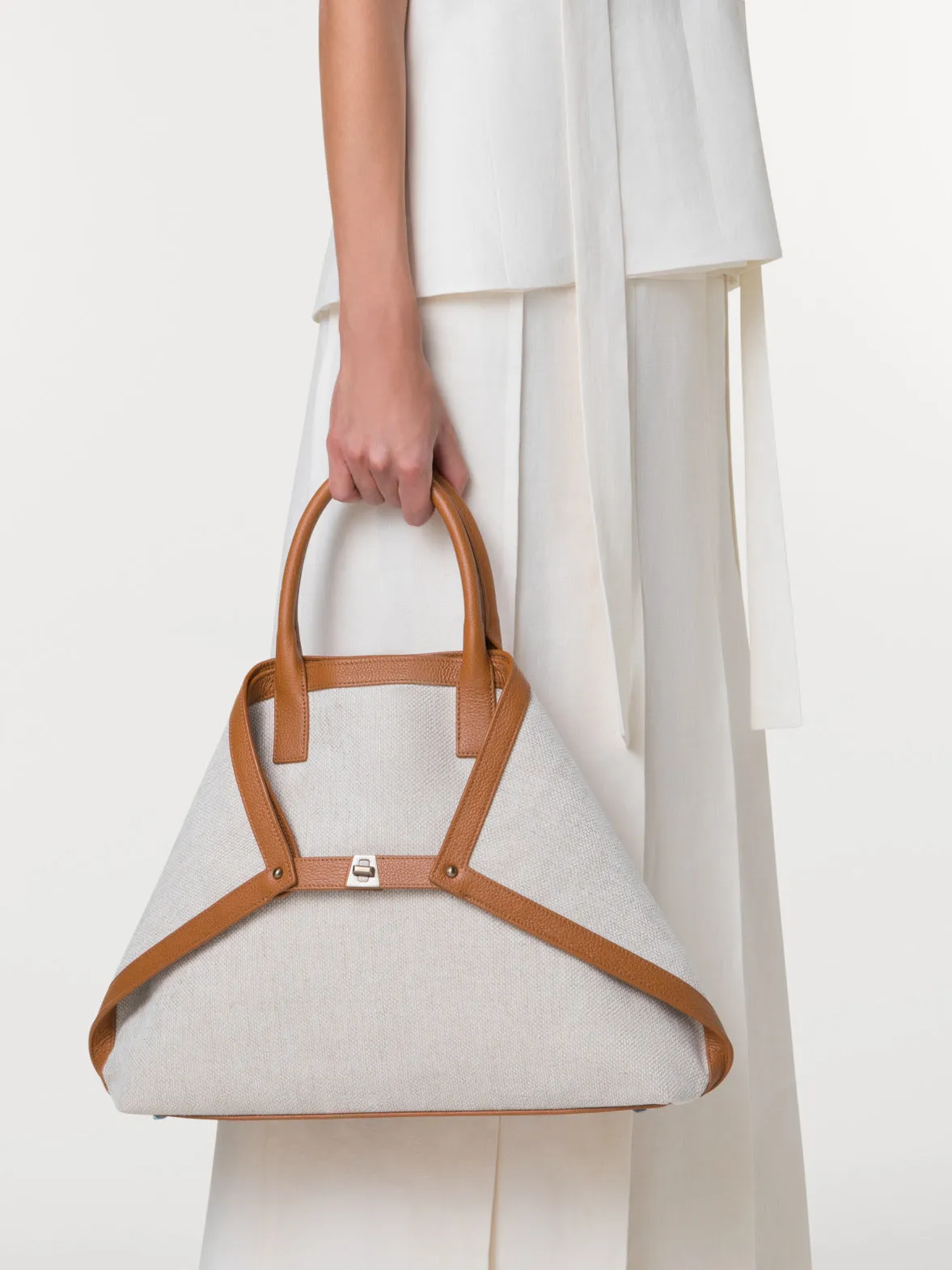 Ai Medium Top Handle Tote Akris