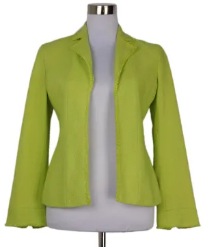 Akris Lime Green Blazer sz 4