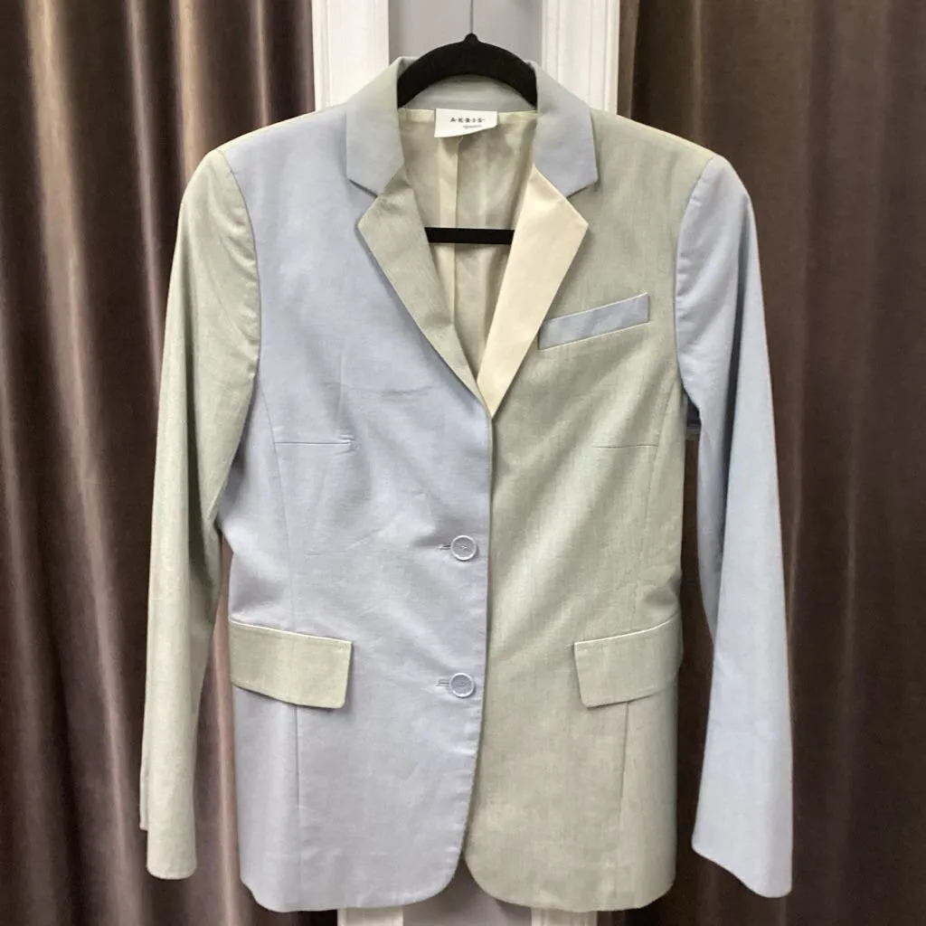 AKRIS Two Tone Striped JACKETS S