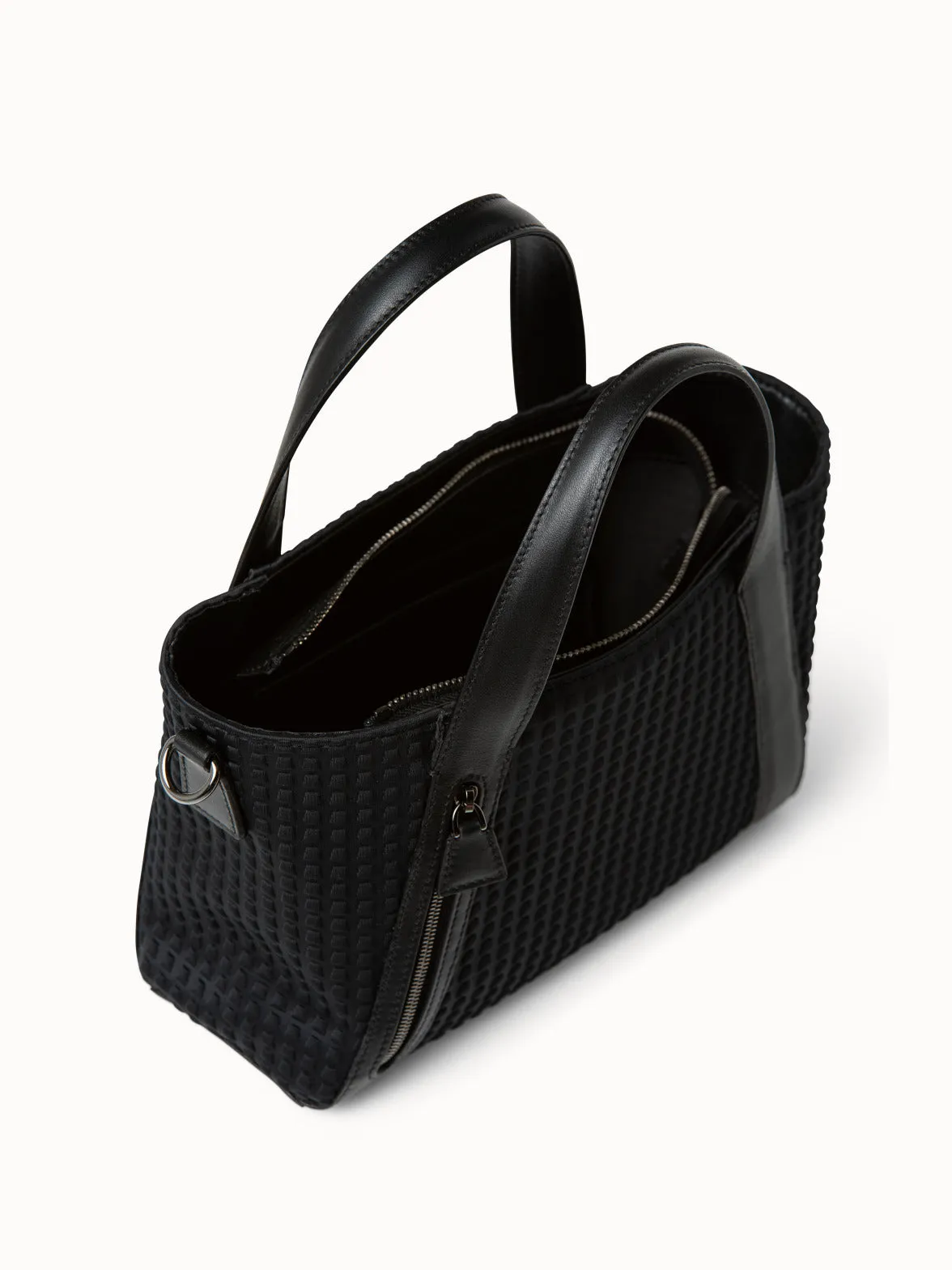 Alexa Little Zip Top Handle Tote Akris