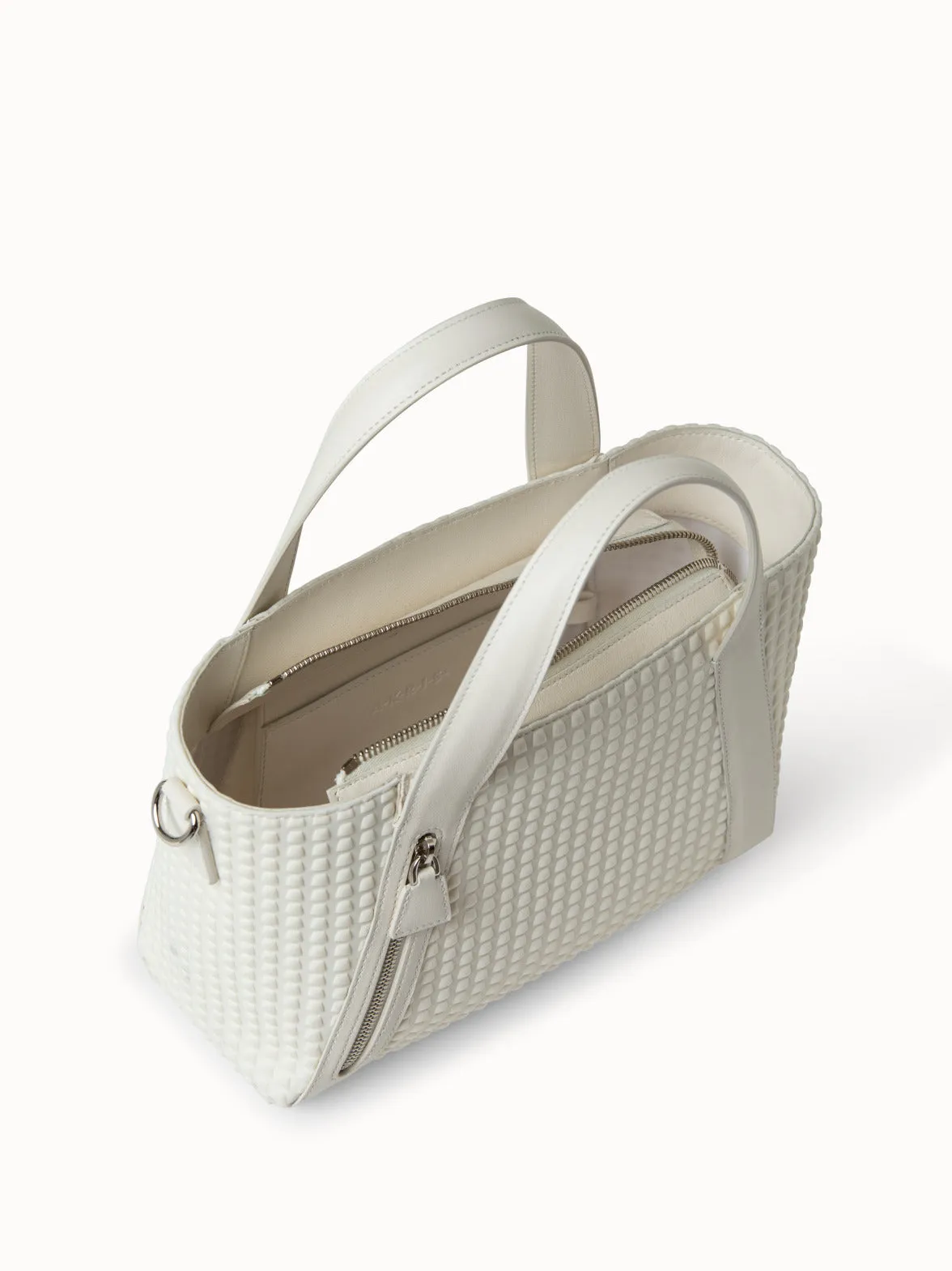 Alexa Little Zip Top Handle Tote Akris