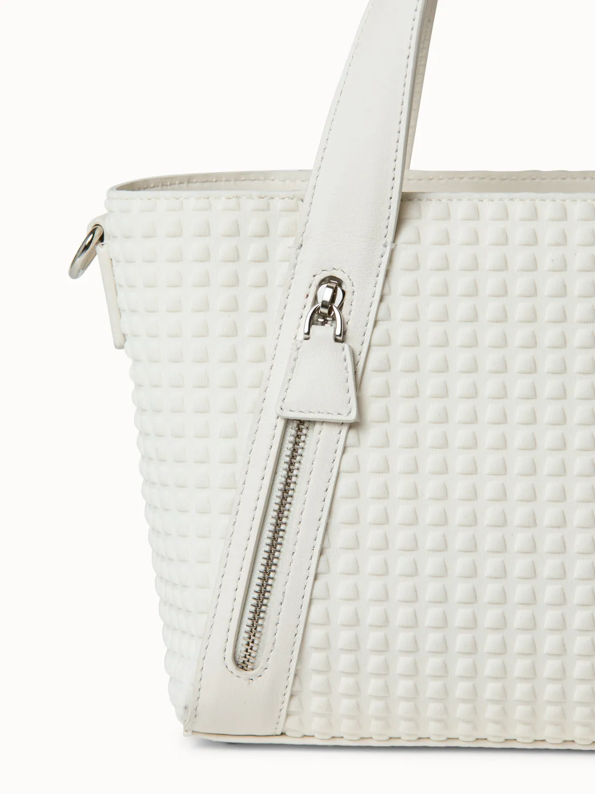 Alexa Little Zip Top Handle Tote Akris