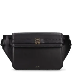 AMIRI Black Leather MA Clutch Crossbody