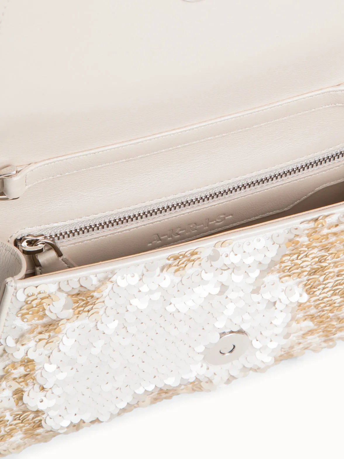 Anouk Mini Trapezoid Clutch Akris