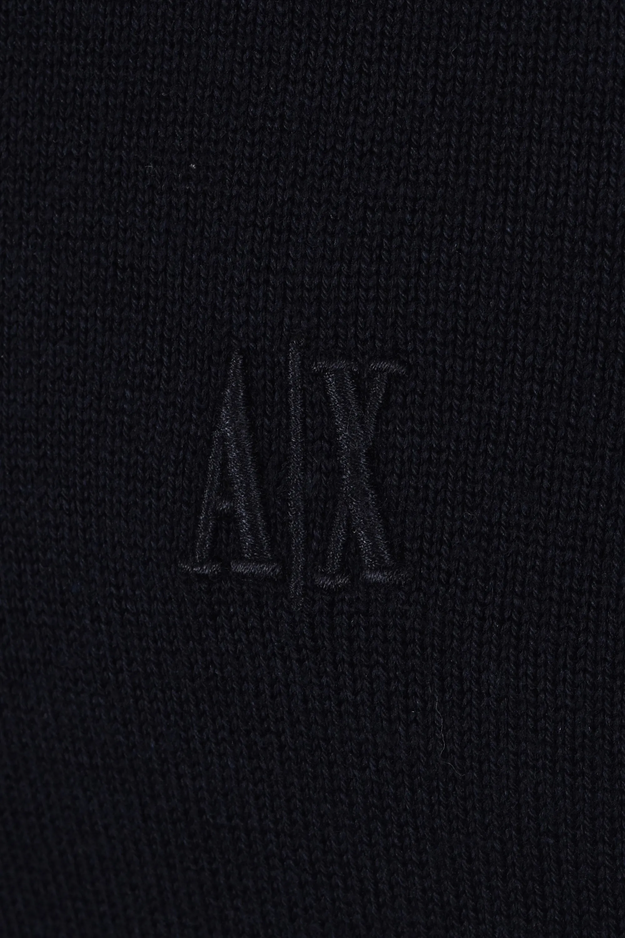Armani Exchange Knitted Pullover Deep Navy
