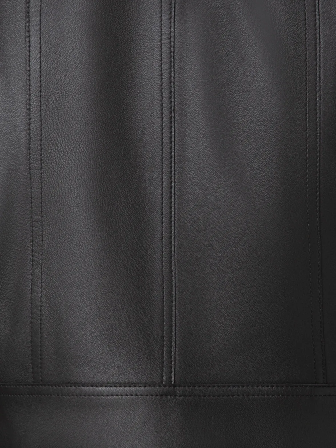 Asymmetrical Leather Biker Jacket Akris
