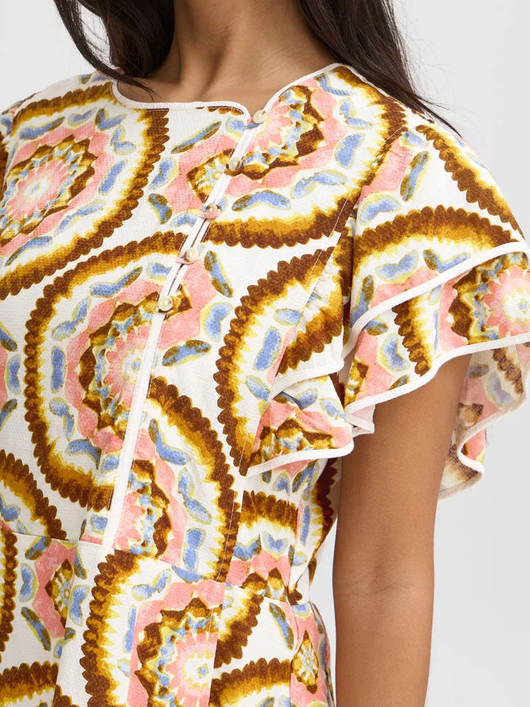 Atelier Rêve Irlilje Short Sleeve Top Birch