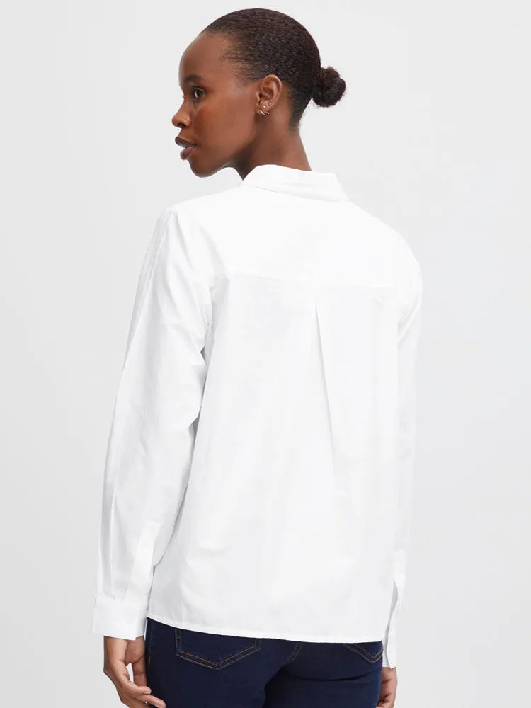 B Young ByHetila Shirt Optical White