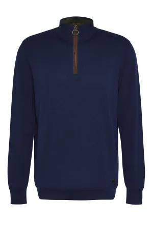 Barbour Bayfield Half Zip Navy