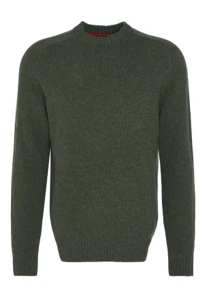 Barbour Grangetown Crew Neck Olive