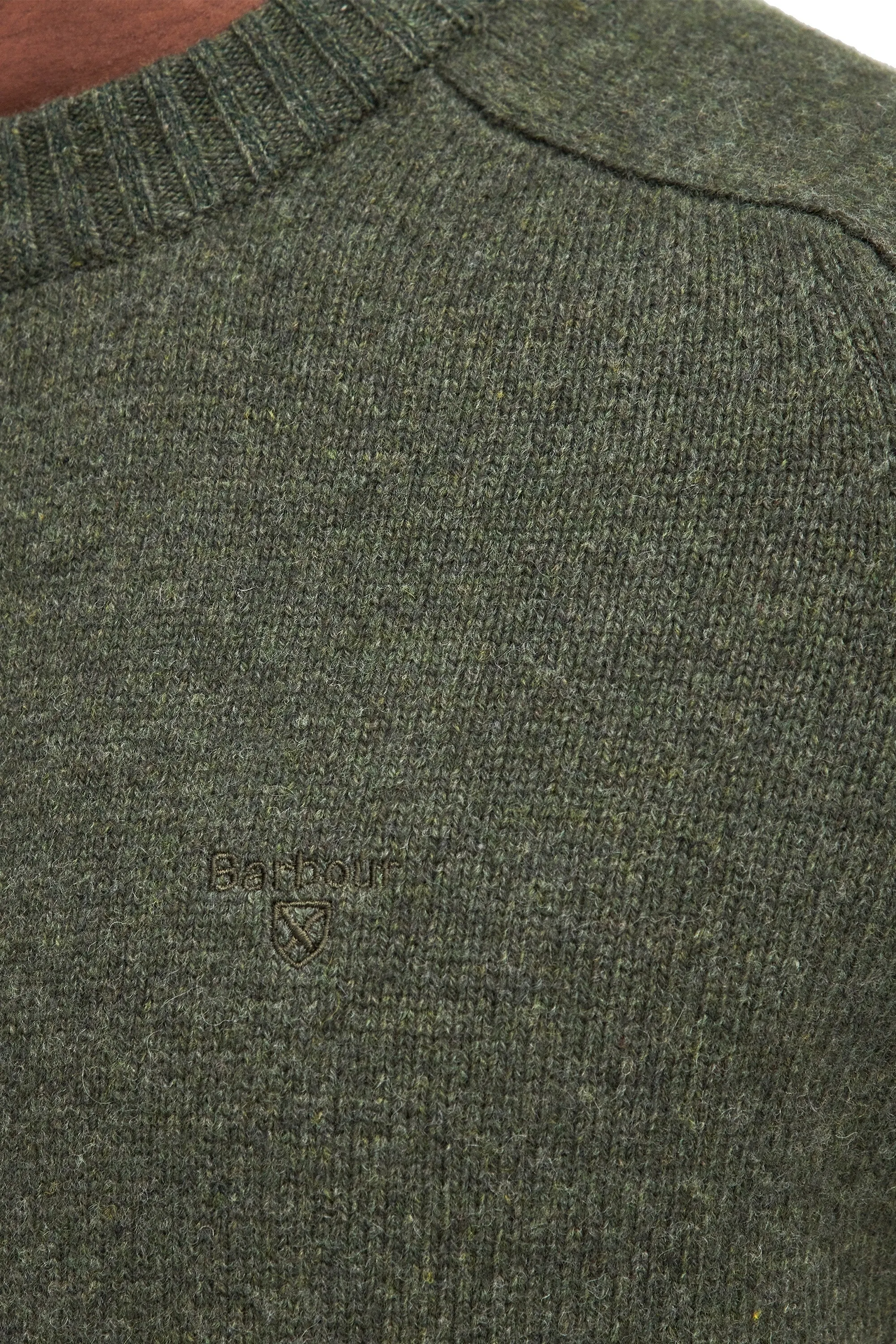 Barbour Grangetown Crew Neck Olive