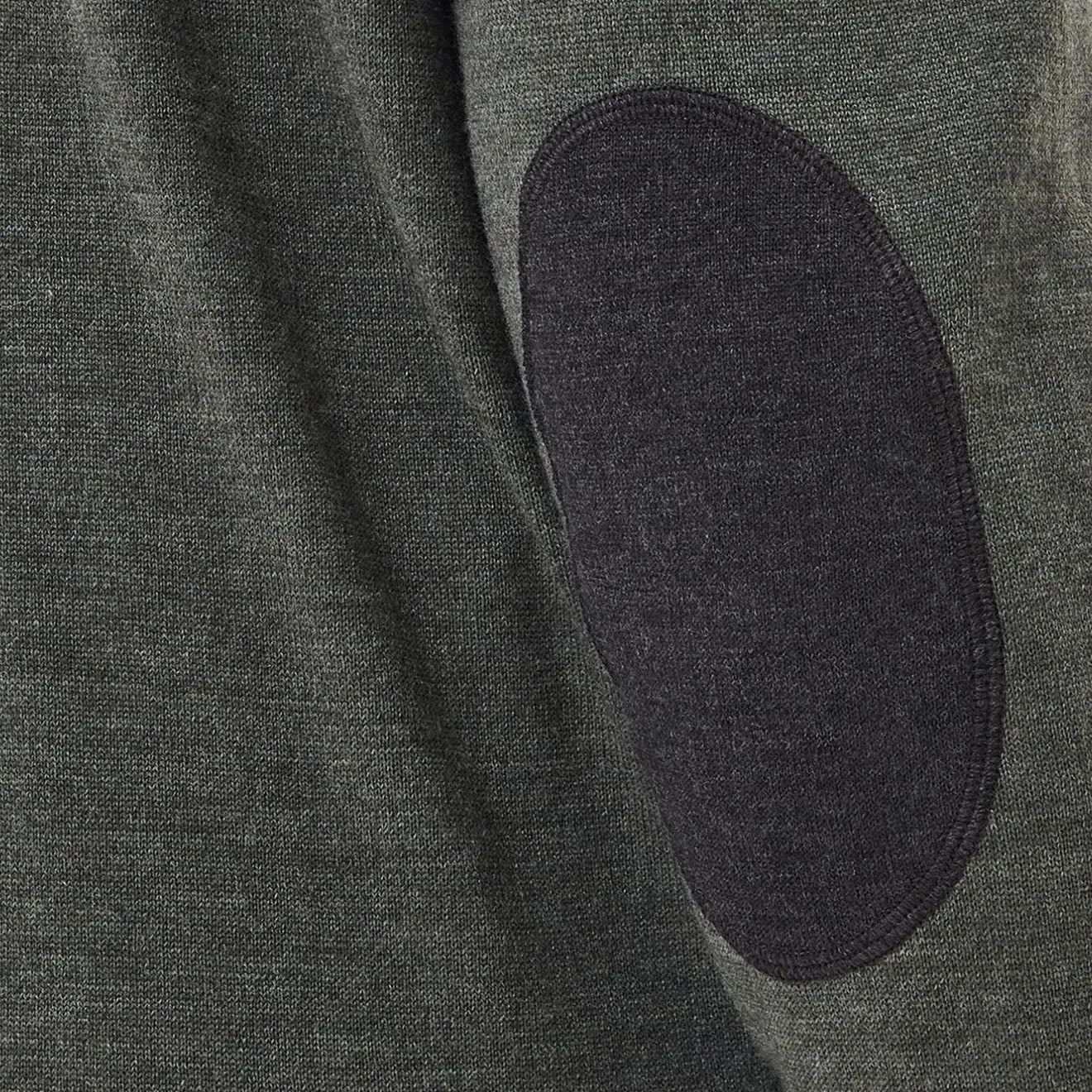 Barbour Loyton Merino Half Zip Olive Marl