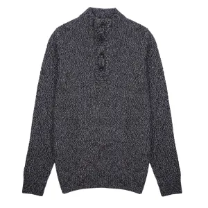 Barbour Sid Half Zip Knit Navy Marl