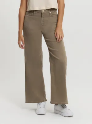Beige Bellflower Wide Leg Pants Guess