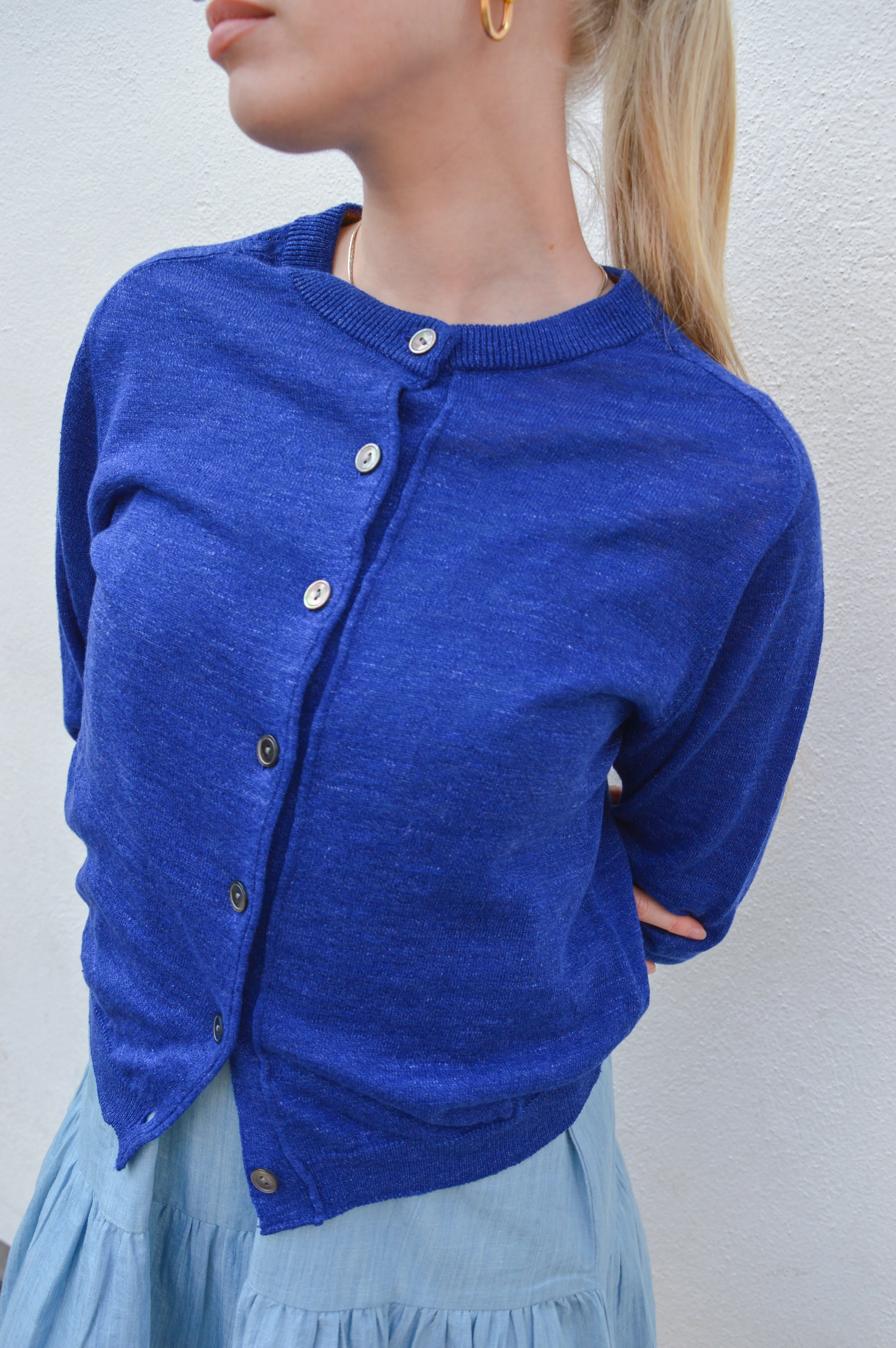 Bellerose Neeta Bluworker Knit Cardigan