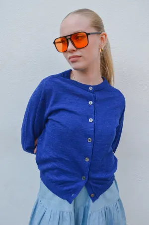 Bellerose Neeta Bluworker Knit Cardigan