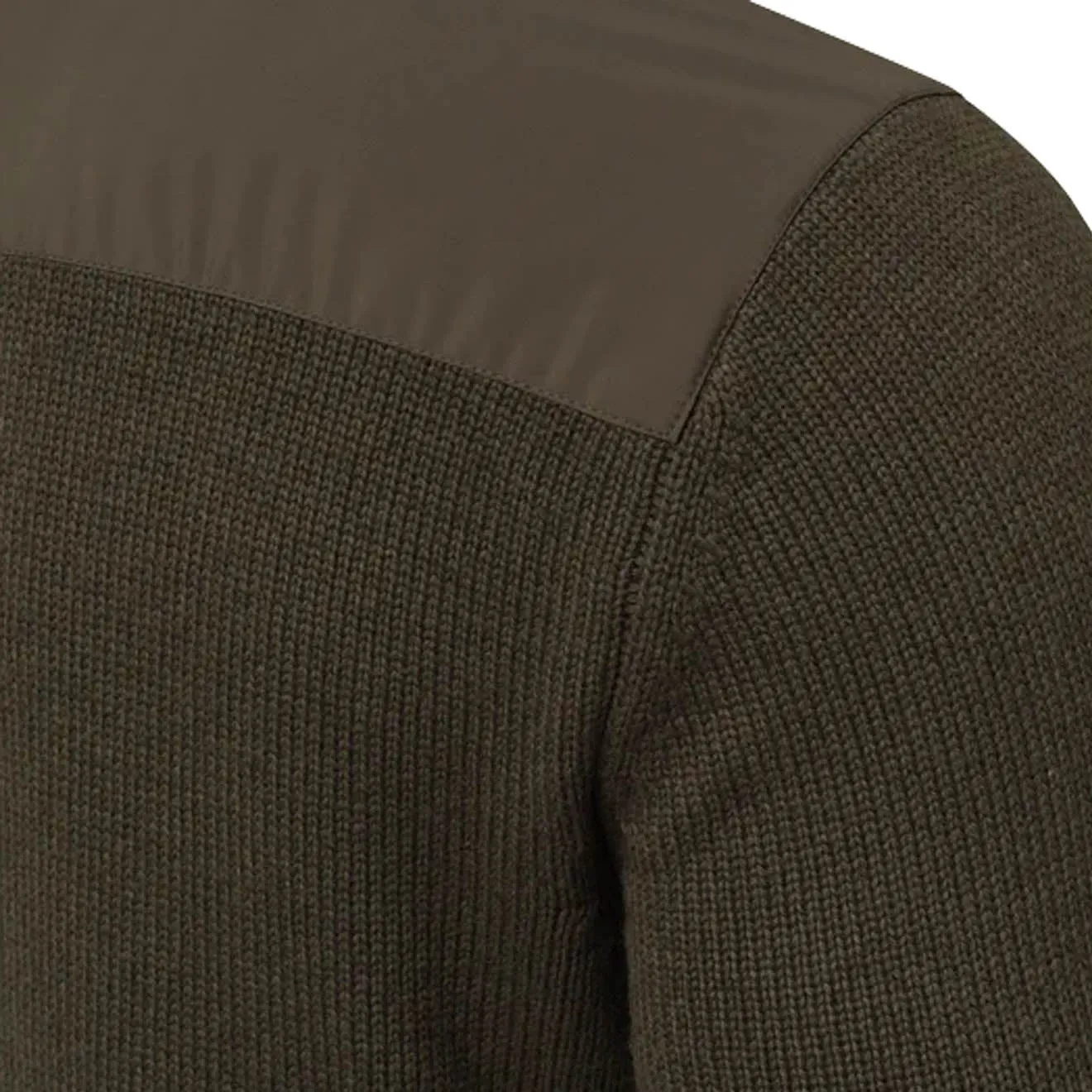 Beretta Wilton Crew Neck Tech Sweater Moss / Brownbark