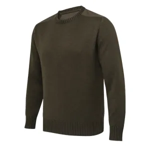 Beretta Wilton Crew Neck Tech Sweater Moss / Brownbark