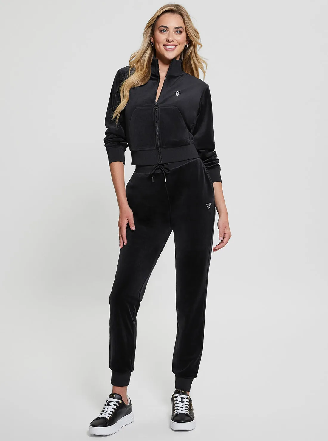 Black Couture Jogger Pants Guess