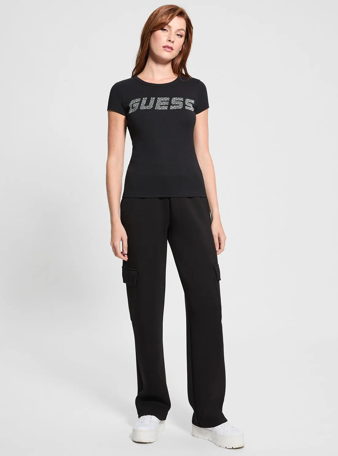 Black Kiara T-Shirt Guess