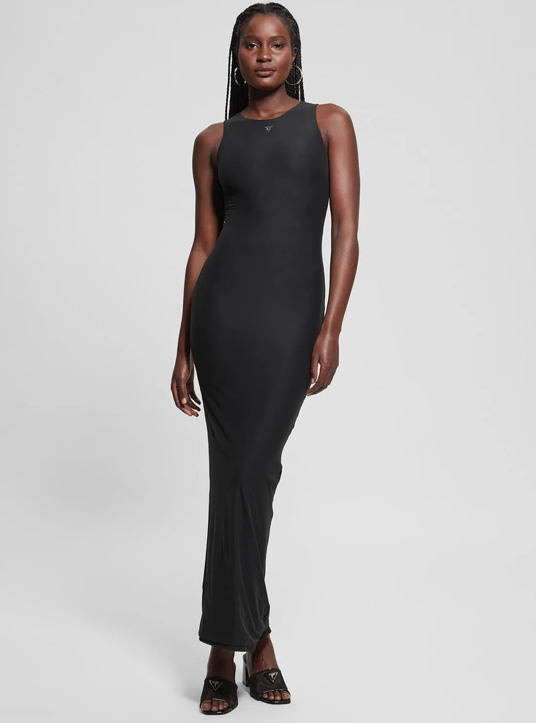 Black Kim Tank Maxi Dress Guess