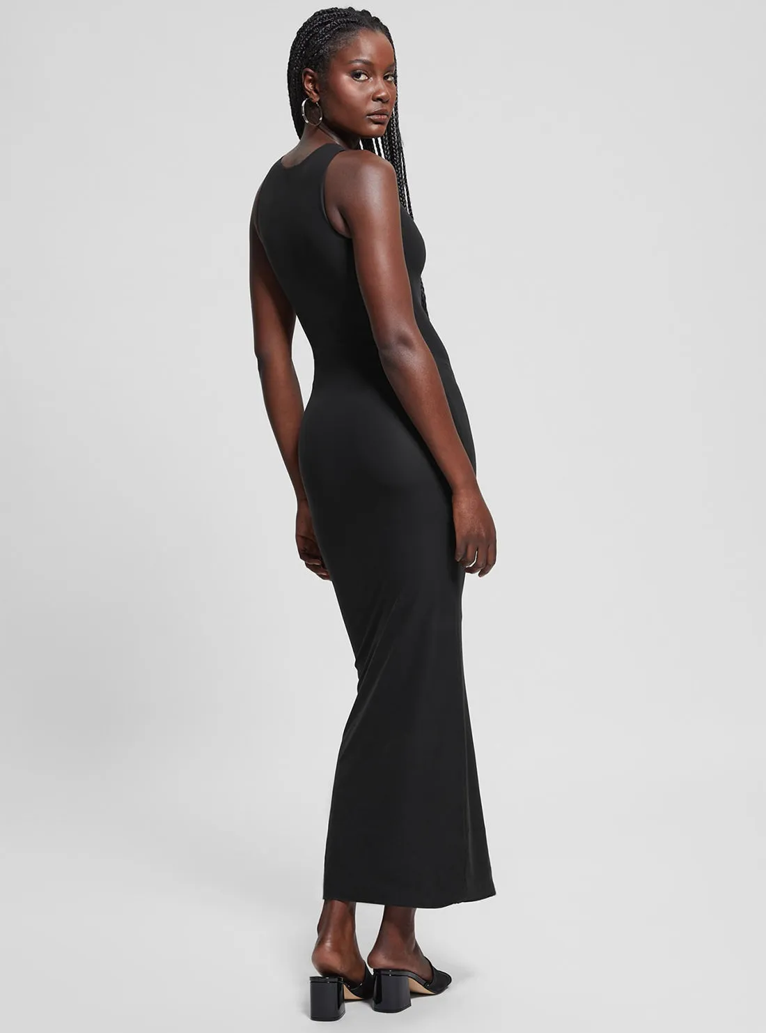 Black Kim Tank Maxi Dress Guess