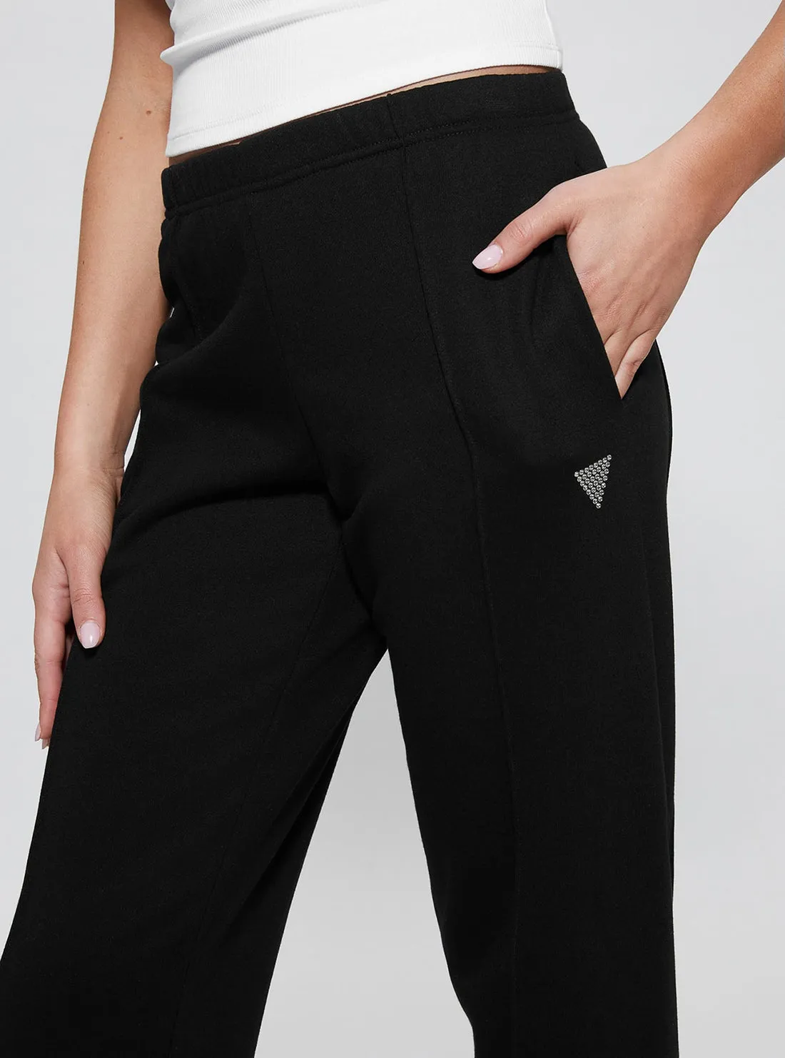 Black Skylae Jogger Pants Guess