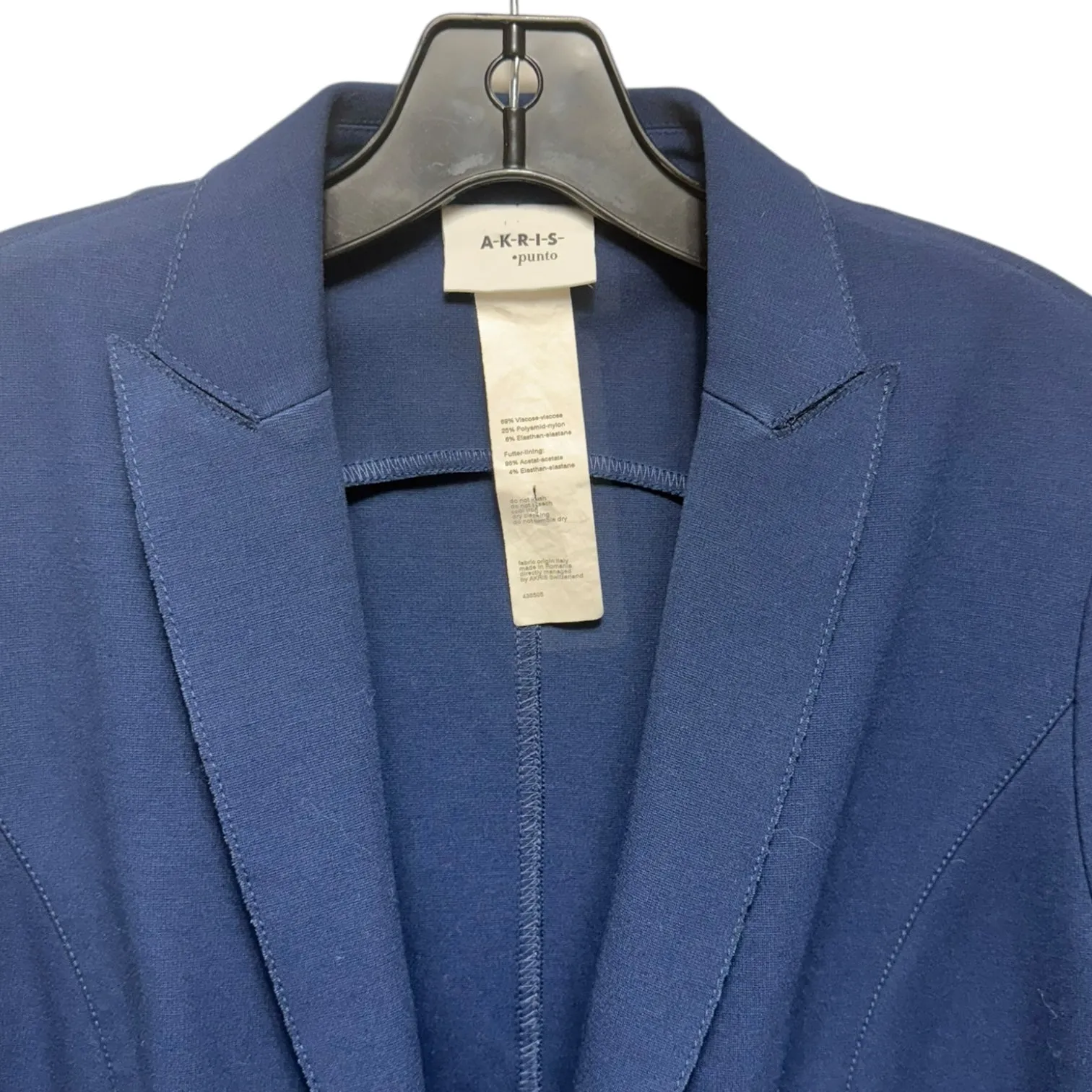 Blazer By Akris In Blue, Size: 12