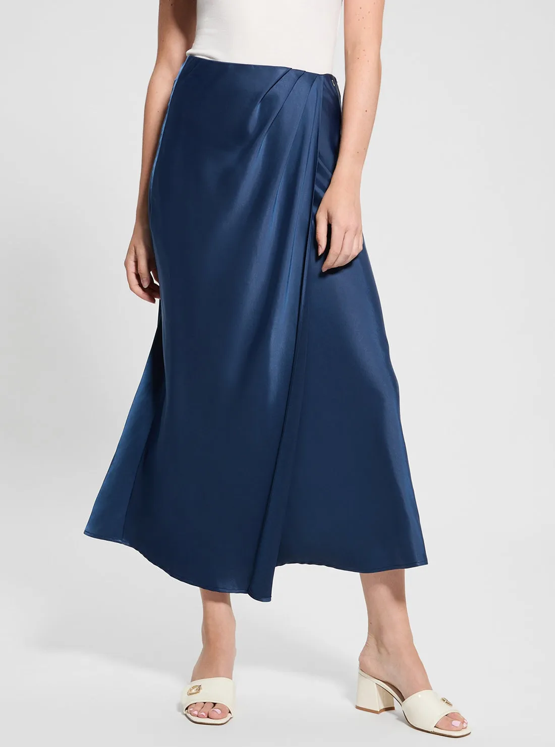 Blue Anastasia Maxi Skirt Guess