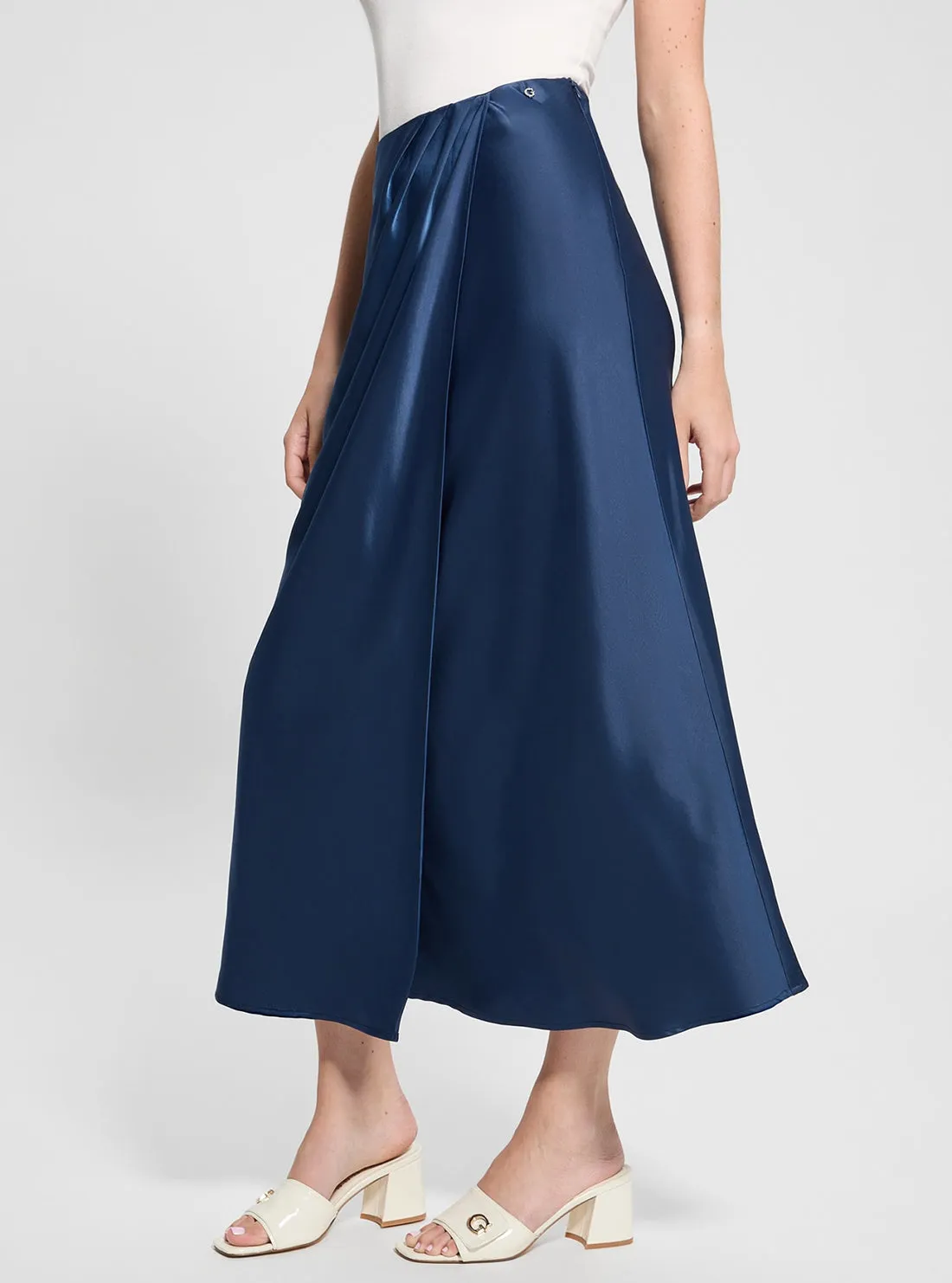 Blue Anastasia Maxi Skirt Guess