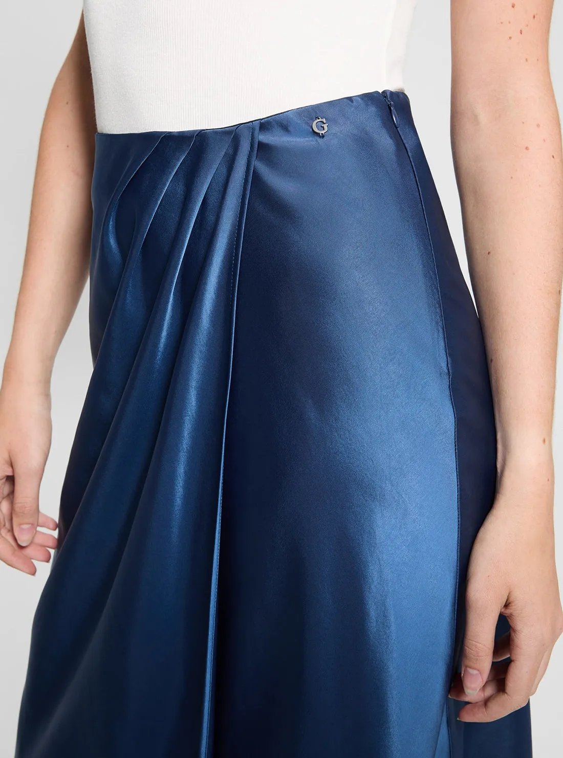 Blue Anastasia Maxi Skirt Guess