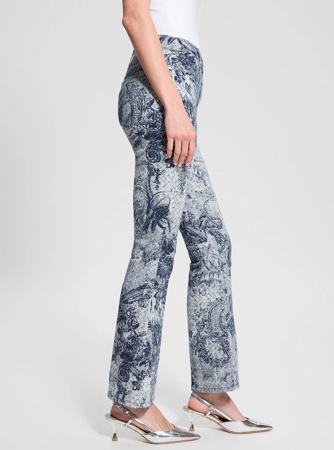 Blue Print Sexy Flare Pants Guess