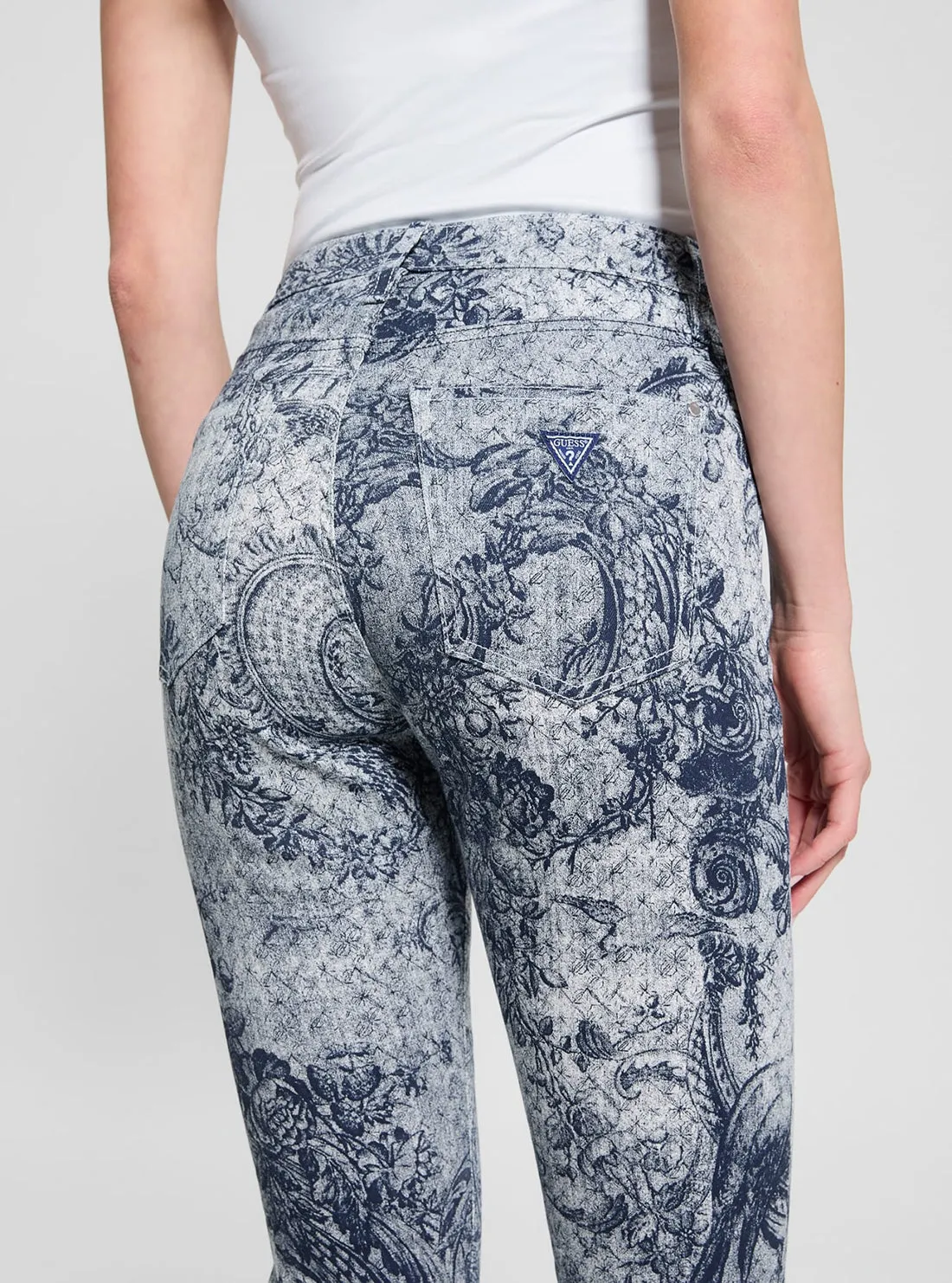 Blue Print Sexy Flare Pants Guess