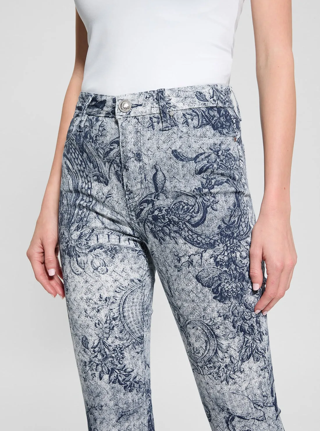 Blue Print Sexy Flare Pants Guess