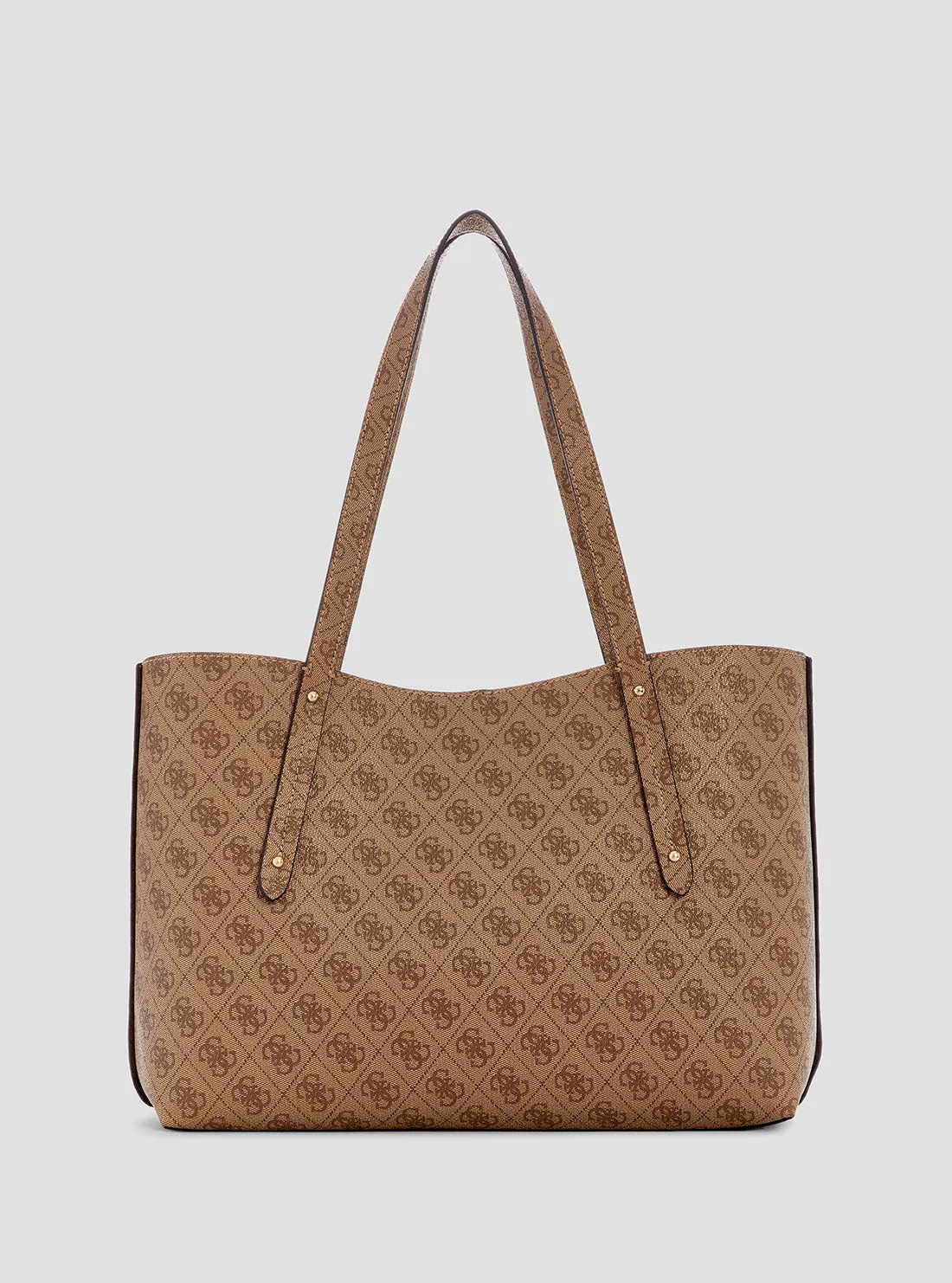 Brown Logo Brenton Tote Bag Guess