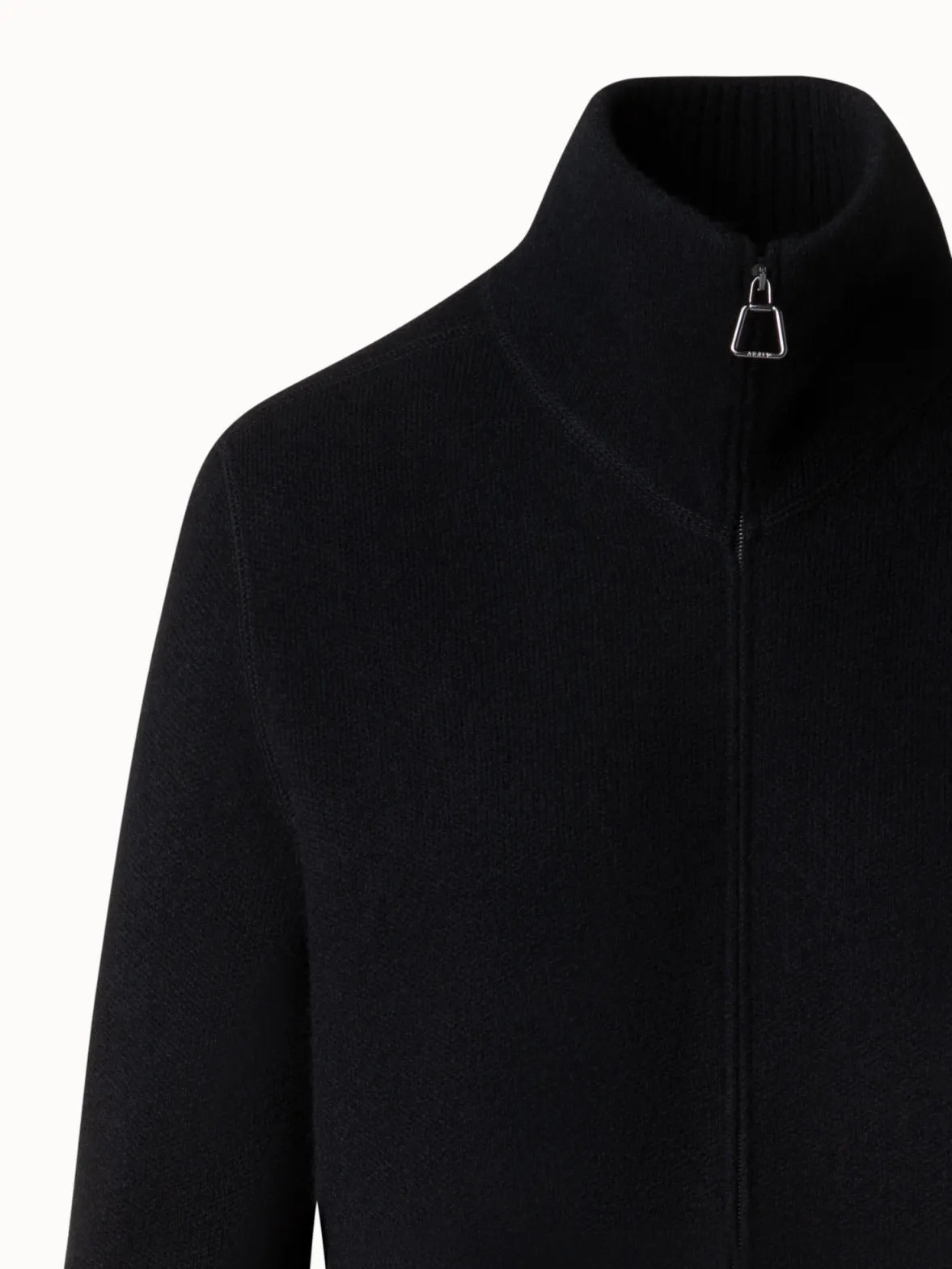 Cardigan in Cashmere Pique Knit Akris