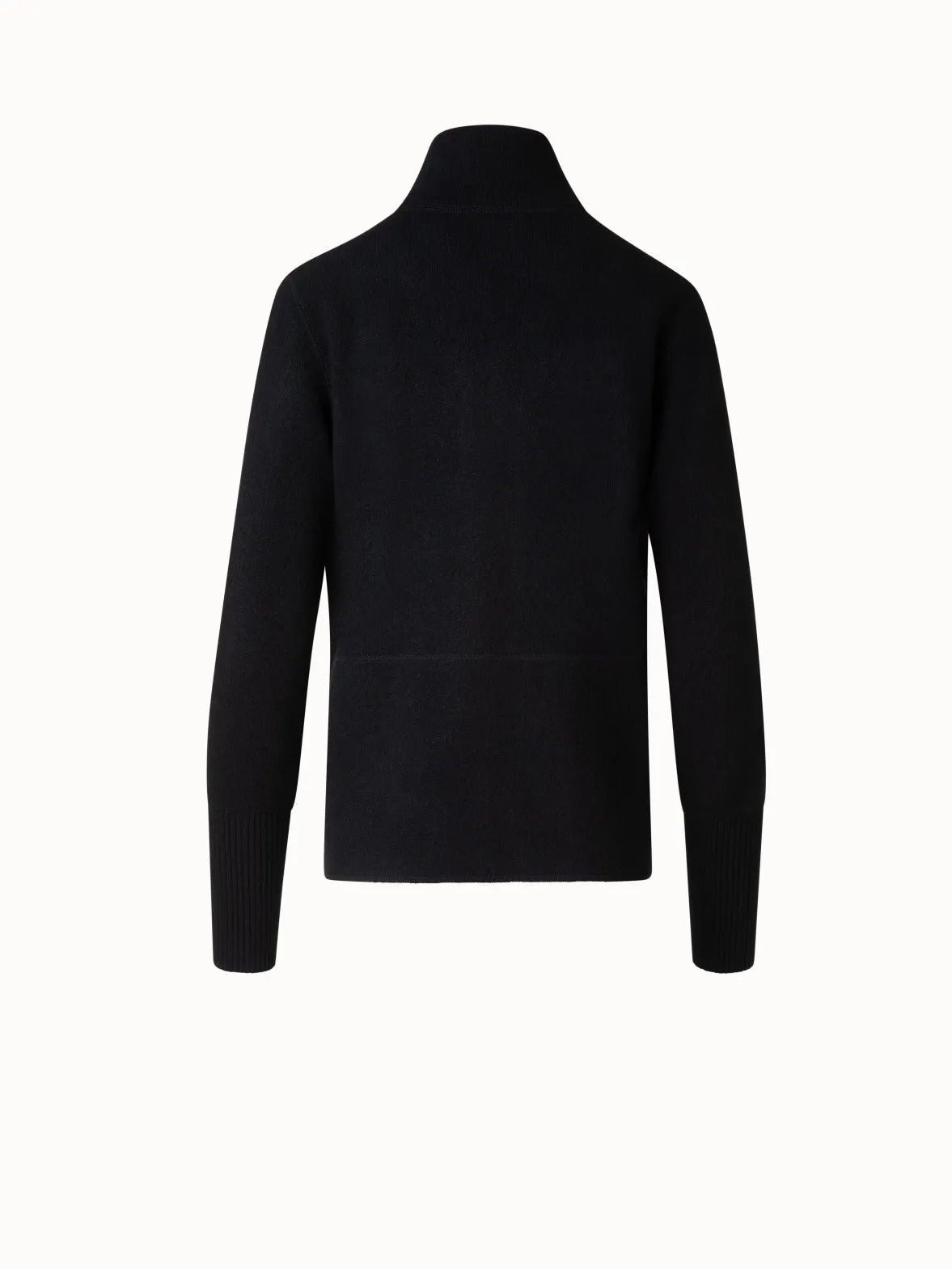 Cardigan in Cashmere Pique Knit Akris