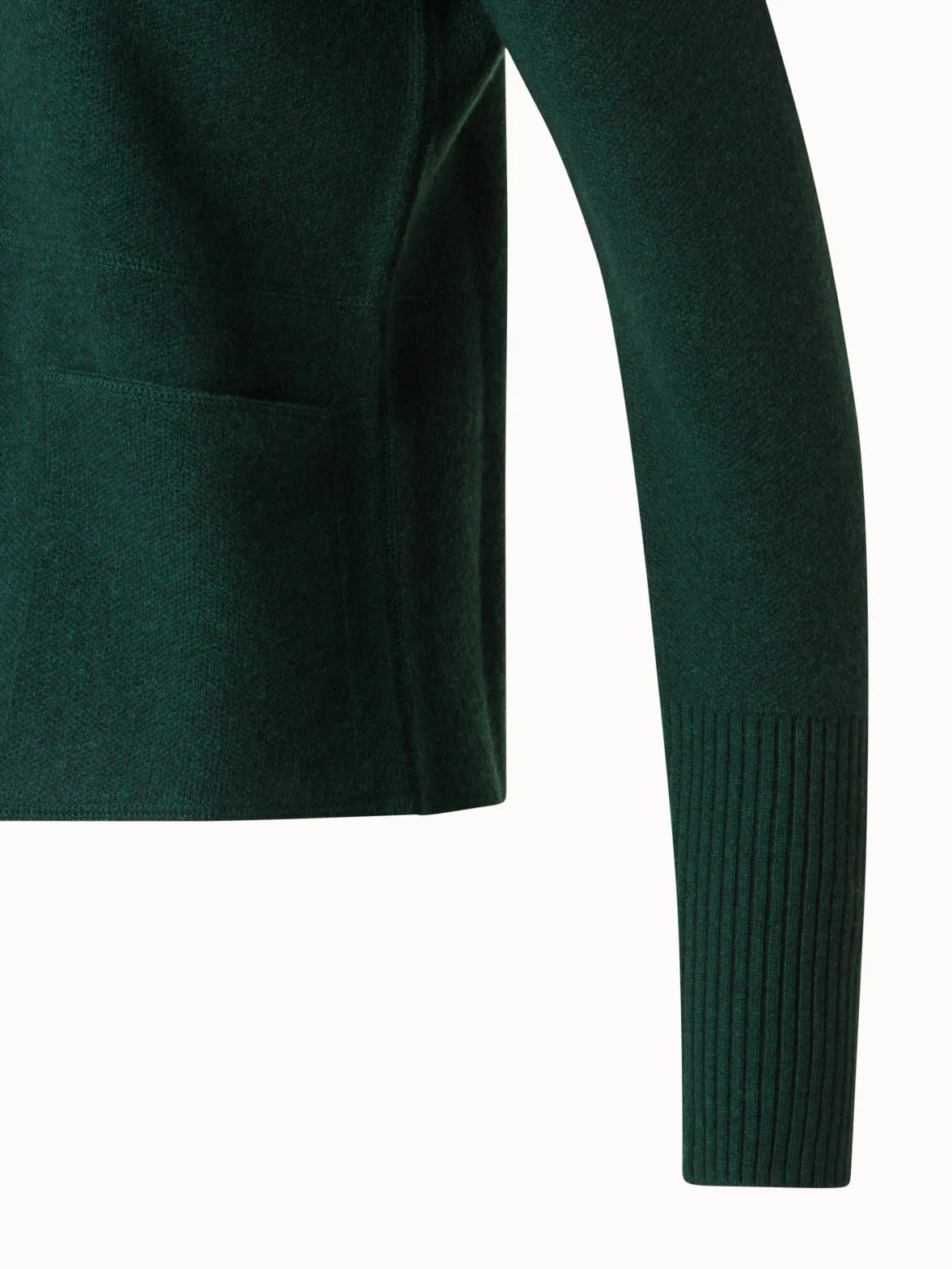 Cardigan in Cashmere Pique Knit Akris