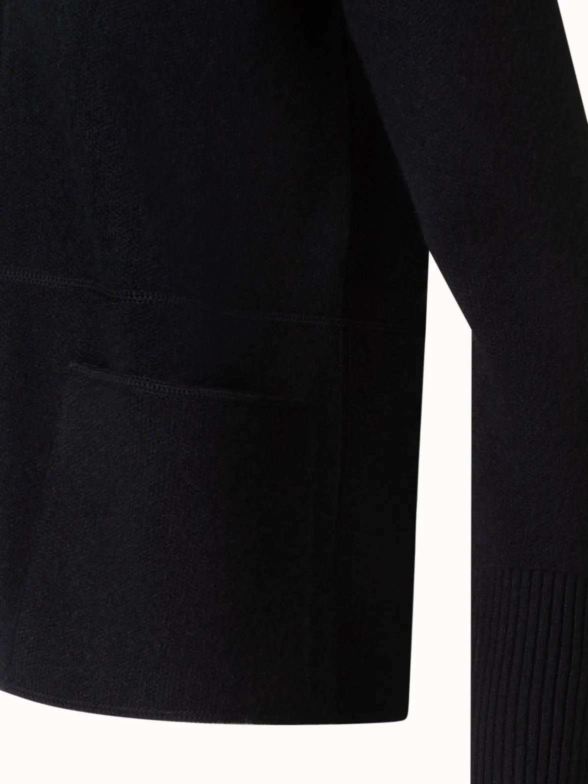 Cardigan in Cashmere Pique Knit Akris