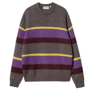Carhartt WIP Merton Sweater Sundling Stripe Aura