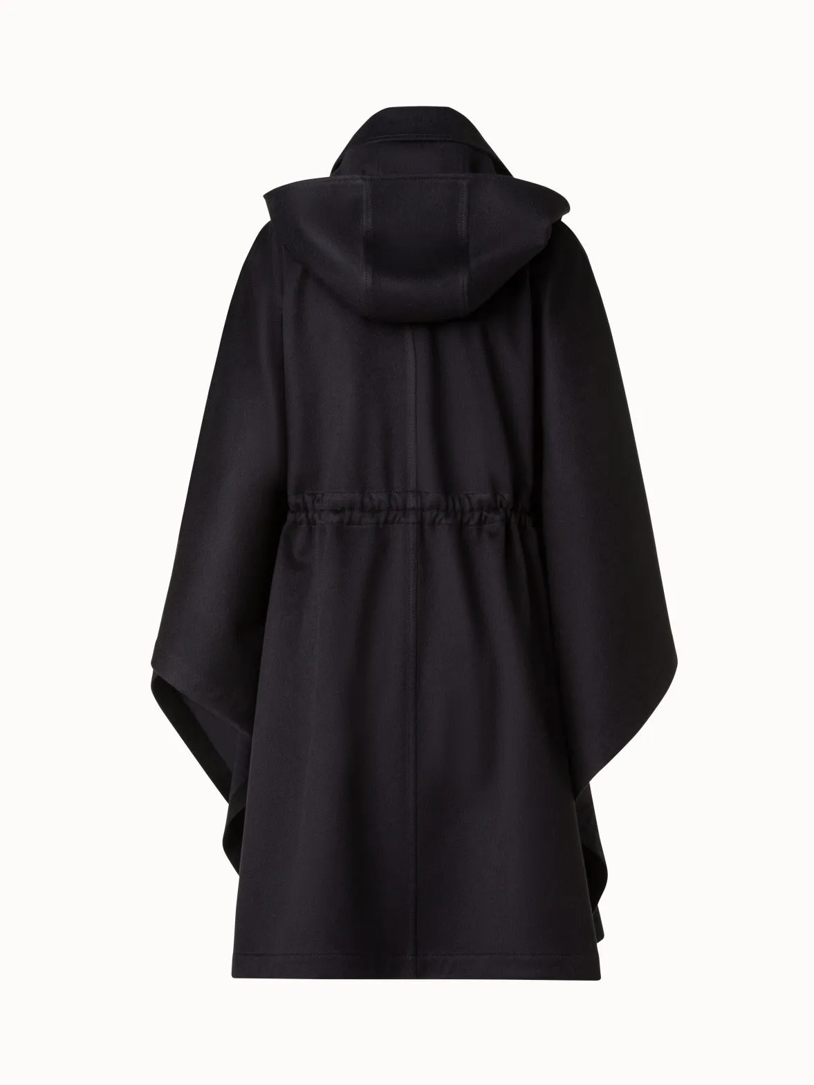 Cashmere Cape with Detachable Hood and Storm-System® Finish Akris