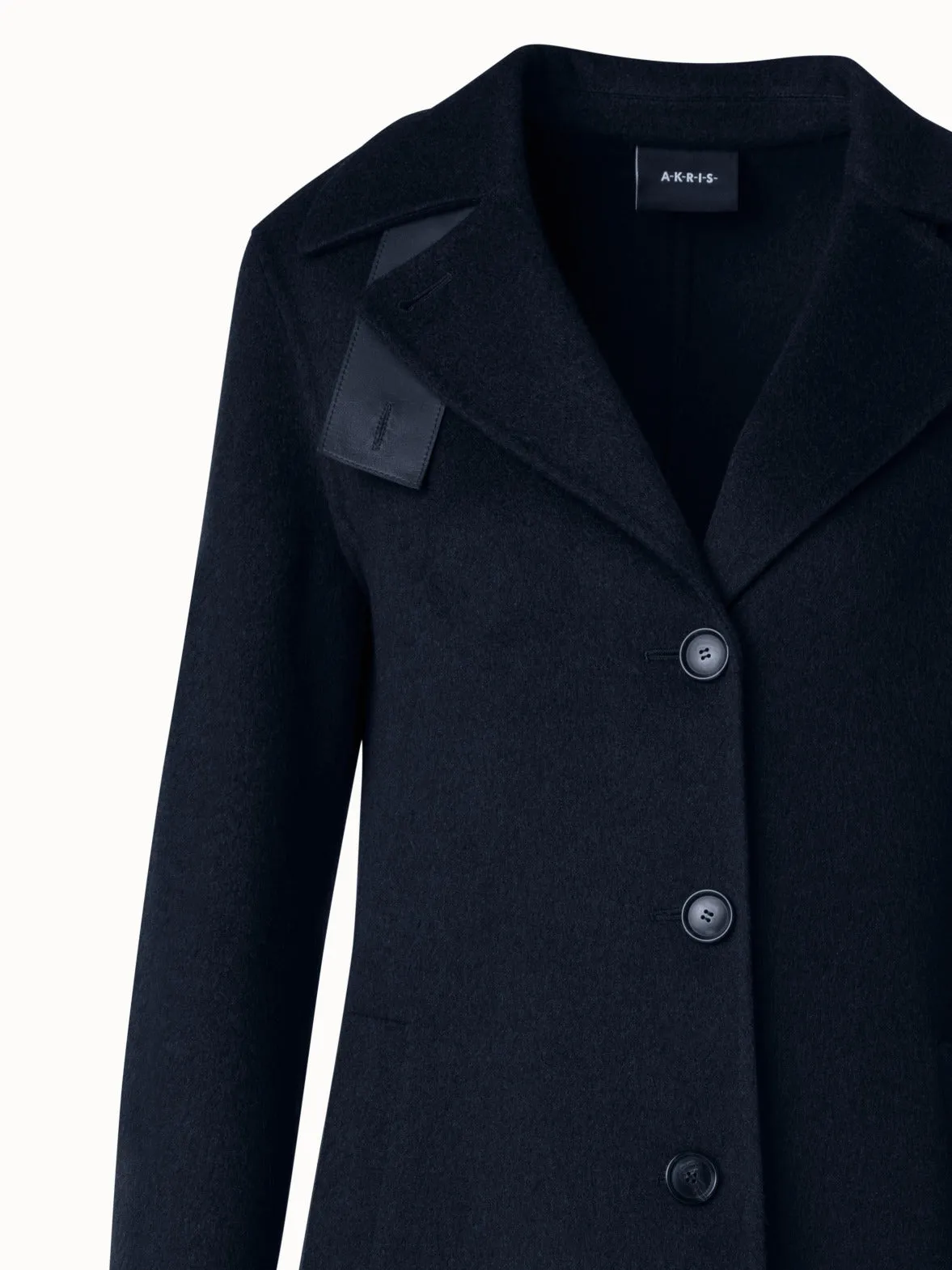 Cashmere Double-Face Blazer Coat Akris