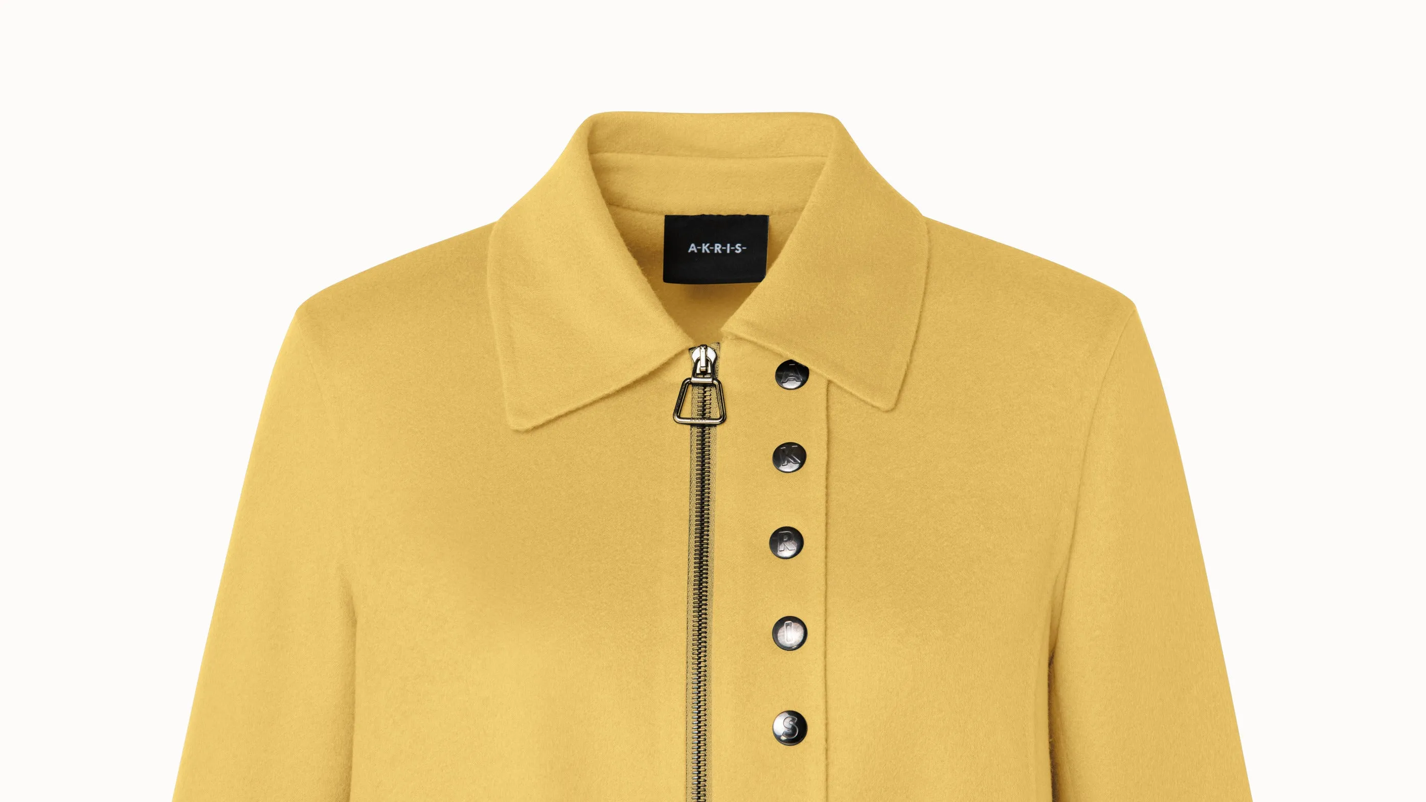 Cashmere Double Face Boxy Jacket Akris