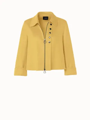 Cashmere Double Face Boxy Jacket Akris