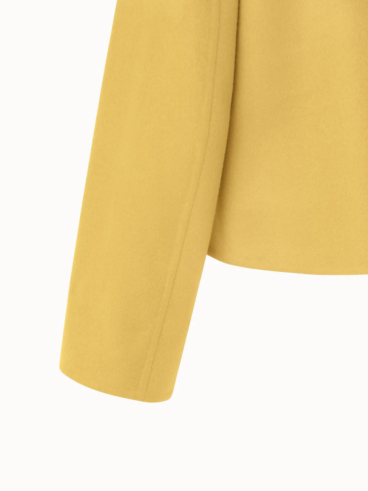 Cashmere Double Face Boxy Jacket Akris