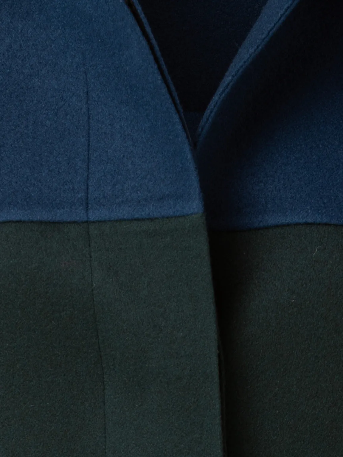 Cashmere Double-Face Colorblock Oversized Jacket Akris