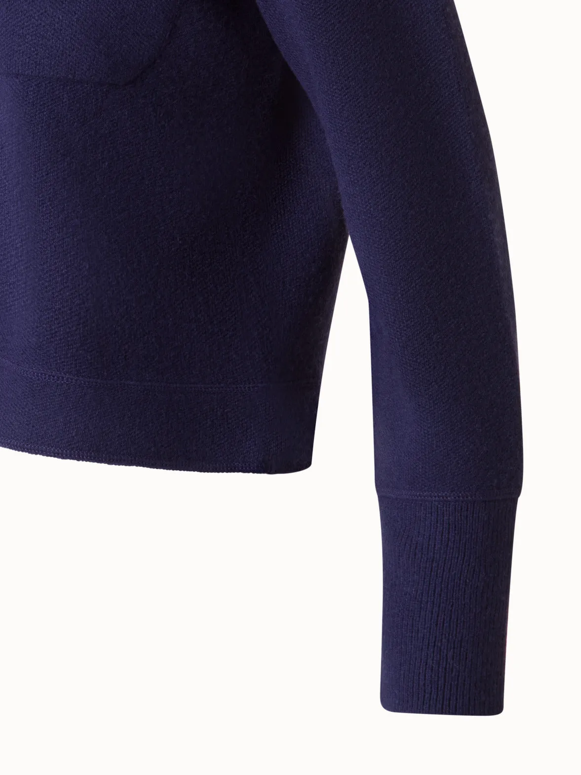Cashmere Piqué Cardigan Akris